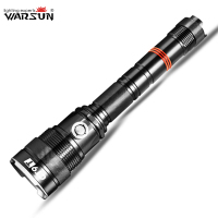 沃尔森 CT100强光手电筒18650电池棒LED可充电户外远射打猎多功能手电应急灯