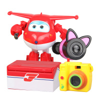 奥迪双钻 儿童玩具豪华版变形机器人-乐迪