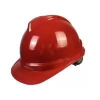 鑫马 V型透气孔ABS安全帽工地防护安全帽透气建筑劳保头盔 XM-003(ABS) 红色
