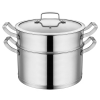 闯将(CHUANG JIANG) CJ-011GRJT26 复底双层直型汤蒸锅 26cm