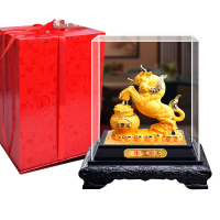 企业专享 绒沙金金牛摆件 中号款2 起订量16