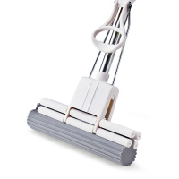 大卫胶棉拖把滚轮式吸水海绵拖把家用挤水墩布M9胶棉拖(节假日不发货)