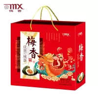 梅香(mx) 梅香混装熟咸、皮蛋 18只彩盒 1.08千克(咸蛋9只,皮蛋9只)(NY)
