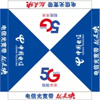 拓野户外 电信帐篷 广告帐篷 3米*3米 蓝白拼接 (4cm加粗支架款)50个
