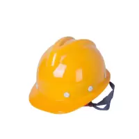 安全帽RS 防砸抗冲击建筑施工工地领导劳保头盔 黄色