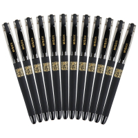 晨光AGPK3705 中性笔0.5mm黑色12支装 黑色 考试笔 写字笔 中性笔