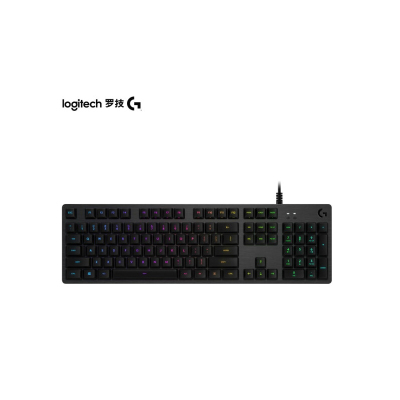 罗技(G)G512机械键盘 游戏机械键盘 有线 全尺寸 RGB背光机械键盘 吃鸡键盘 T轴 类茶轴 绝地求生 英雄联盟