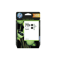 惠普(HP)711 原装HP711墨盒HP T120 T520 T530绘图仪原装墨盒黑色(双只装) 单位:支
