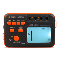 胜利仪器(VICTOR)兆欧表 绝缘电阻测试仪 1000V/2500V 数字摇表 VC60D+
