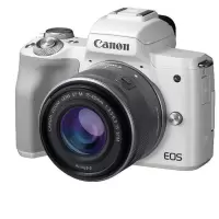佳能(Canon) EOS M50白(15-45)数码微单相机 专属搭配套装 用于VLOG视频拍摄