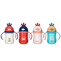 迪乐贝尔 皇冠童趣儿童防摔便携保温喝水杯 MLH8954