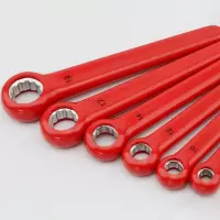 LBYZY 电工绝缘工具耐高压扳手 梅花扳手19mm