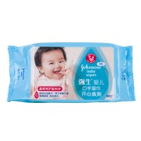 强生婴儿湿巾80P倍柔护肤12包/箱