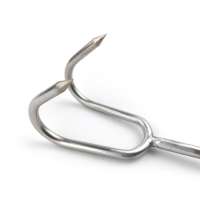 木柄双钩 肉钩子抓肉钩猪肉勾卤味钩丁字钩 单位:个