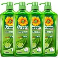 白猫 新一代餐具净天然柠檬草1.28kg*4