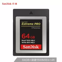 闪迪CFexpress Type-B存储卡XQD相机内存卡 适用佳能1DX3 尼康Z6 Z7 D6 4G 高速存储卡