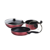 苏泊尔 火红点不粘三件套 VTP1932T 32cm炒锅+20cm汤锅+26cm煎锅