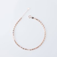 古名18K玫瑰金色手链全凤尾手链