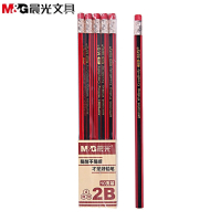 晨光(M&G)文具可削铅笔六角2B红黑抽条木杆铅笔儿童铅笔AWP30804 2盒