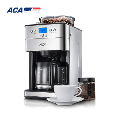 北美电器(ACA)多功能咖啡茶饮机AC-M18A 美式意式半自动家用 办公室小型迷你泡茶机咖啡壶咖啡机 1.25L容量