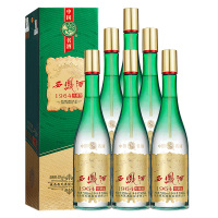 西凤酒55度绿瓶1964凤香珍藏版礼盒装粮食整箱6瓶