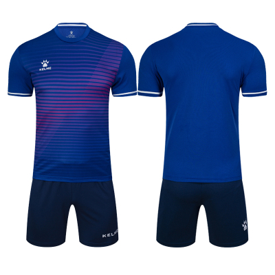 KELME卡尔美2020年新品官方足球服套装 成人短袖比赛训练组队球衣