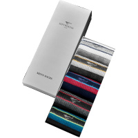 七匹狼 | 纯棉抗菌5双装男士全棉户外夏季撞色男式中筒纯棉运动袜男士袜子