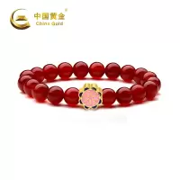 中国黄金 佛法莲花转运珠