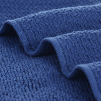 三利 精梳棉纱布网织枕巾1条 72×51CM AB版潮款 三色可选 随意组合搭配