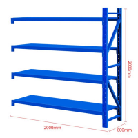 中型仓储货架东港 四层 200*60*200cm 副架