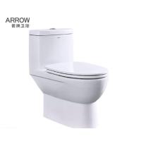 箭牌 马桶节水漩涡虹吸式大冲力卫浴抽水坐便器缓降静音超薄盖板，大管道 305坑距 白色