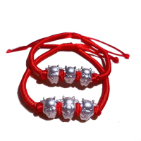 企业专享 足银福牛编织绳手链 起订量100