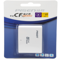 品胜(PISEN)CF读卡器 USB2.0读卡器 可折叠接口 单槽读卡器 适用于CF储存卡