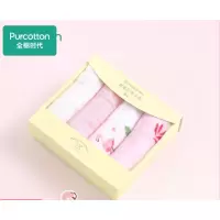 洁丽雅 全棉时代 婴童纱布手帕面巾 火烈鸟 布手帕