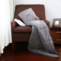 BOSS HUGO BOSS多功能家居靠垫毯(灰)HBMT-008
