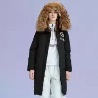 雪中飞(SNOW FLYING)女士大毛领中长款羽绒服X90140062