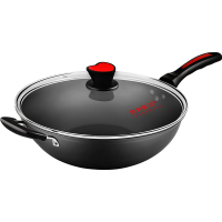 炊大皇(COOKER KING) WG15075 不粘锅家用炒锅 34CM黑色