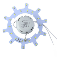 鑫越兴 led灯盘改造灯板灯芯替换吸顶灯灯管圆形节能灯条改装贴片 12W白光6500K