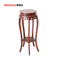 麦格尚 中式草花花架 室内花架 老榆木仿古