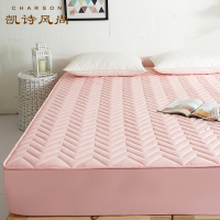 凯诗风尚(CHARSON)床笠 全棉床笠磨毛加厚夹棉单件纯棉透气防尘罩床垫保护套床套