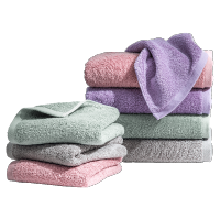 罗莱家纺 越南进口云朵方巾面巾浴巾组合