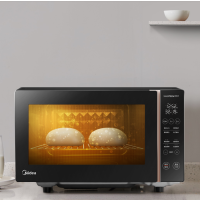 美的微波炉家用烤箱一体变频小型迷你智能平板速热多功能光波炉机