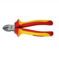 (五金工具) 世达 SATA 70232 绝缘耐压斜嘴钳6" 1把