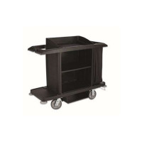 （五金工具） 乐柏美 Rubbermaid 标准型客房服务推车,白金色