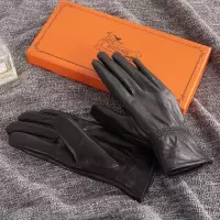 金丝莉 羊皮手套男款 皮手套御寒手套防风防水绵羊皮