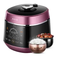 九阳 电压力锅 电高压锅6L 压力煲预约定时一锅双胆 Y-60C82