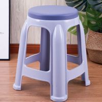 磨砂圆凳成人家用加厚 深蓝色