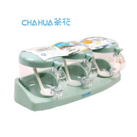 茶花(CHAHUA) 2513 圆型三组调料杯 颜色随机 单个装