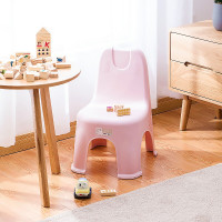 茶花(CHAHUA) 08531K 趣·卡通靠背塑料儿童椅 2个装 颜色随机
