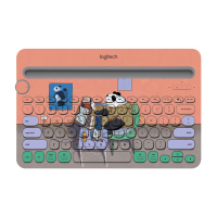 罗技(Logitech) K480熊猫滚滚键盘贴纸